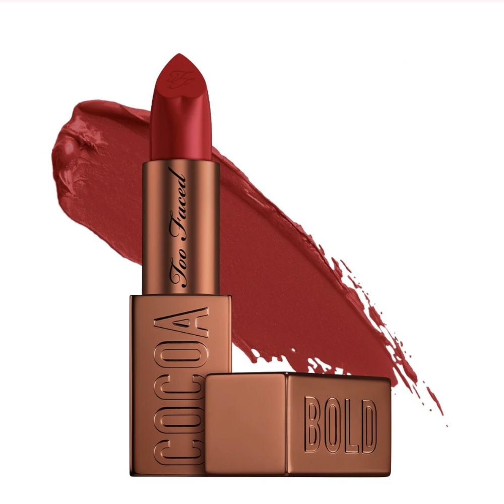 New Original TOO FACED Cocoa Bold EM-Power Cream Lipstick CHOCOLATE LAVA